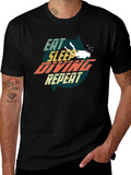Eat Sleep Diving Repeat T-Shirt - Scuba Dive Gift