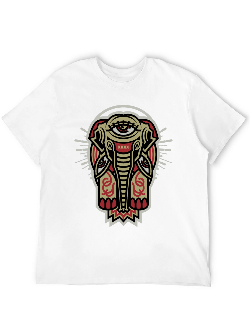 Mystic Elephant Graphic Tee - Black