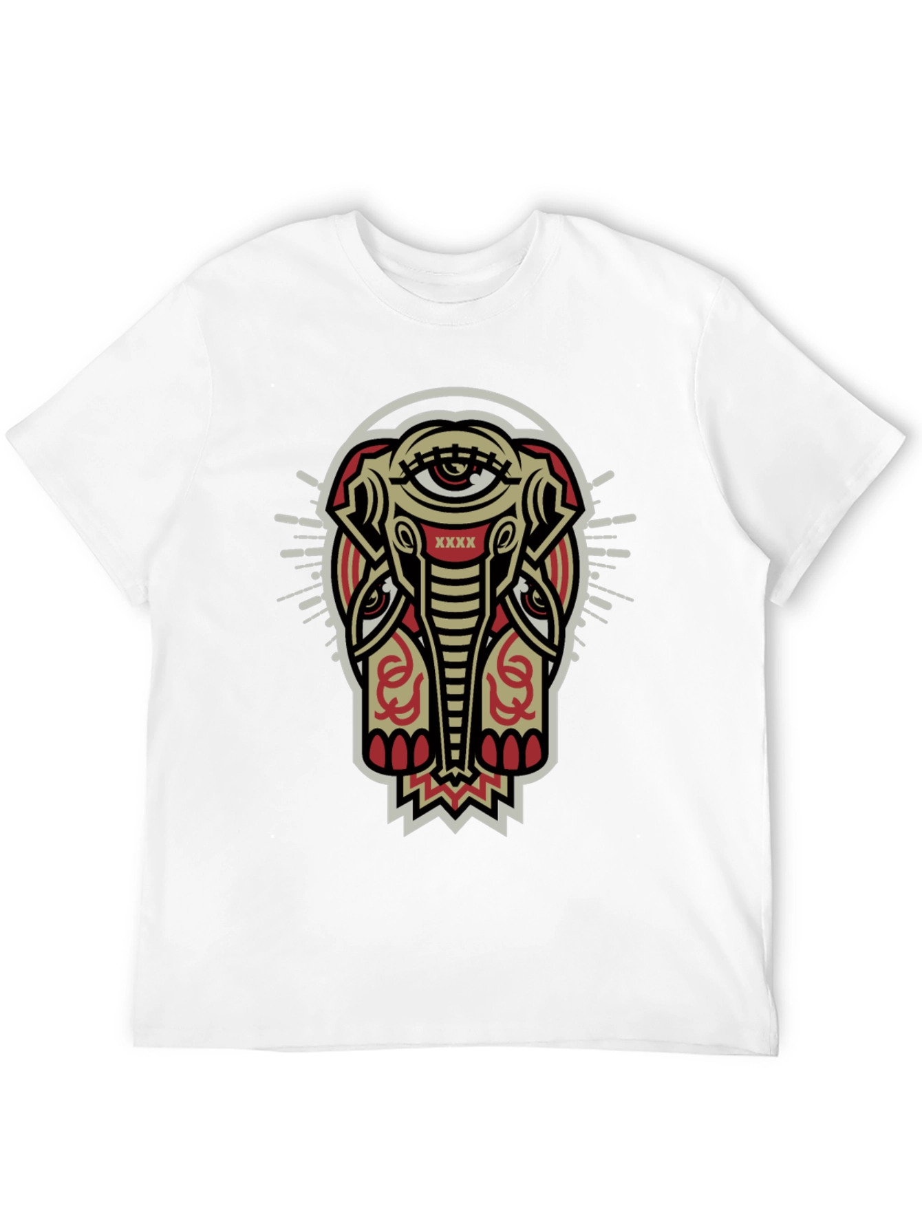 Mystic Elephant Graphic Tee - Black