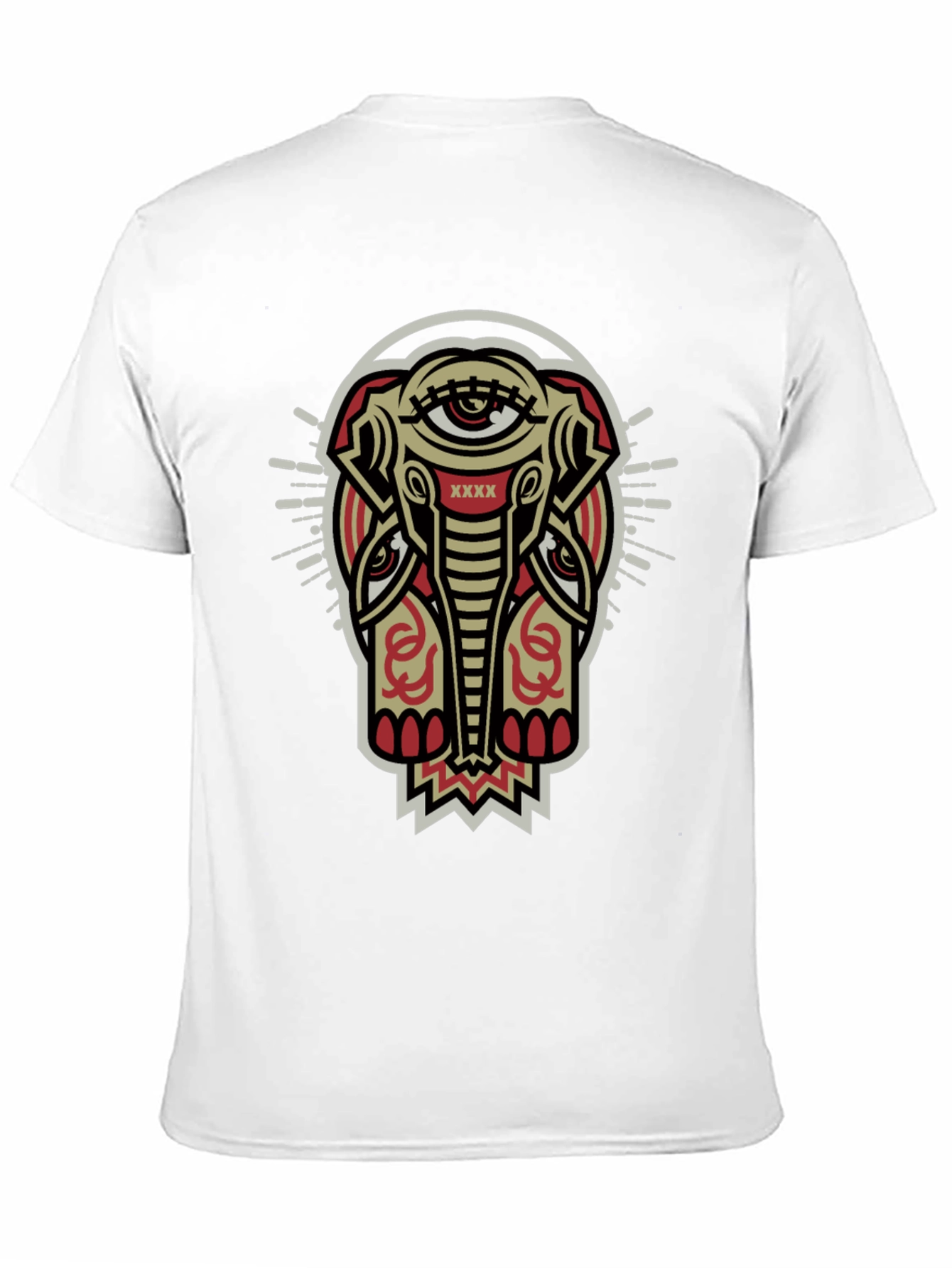 Mystic Elephant Graphic Tee - Black