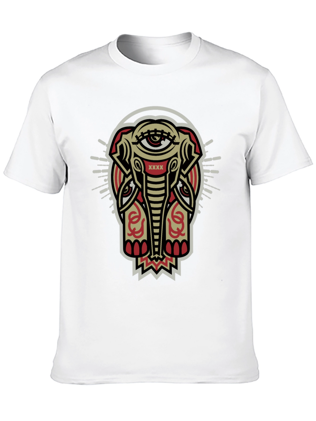 Mystic Elephant Graphic Tee - Black