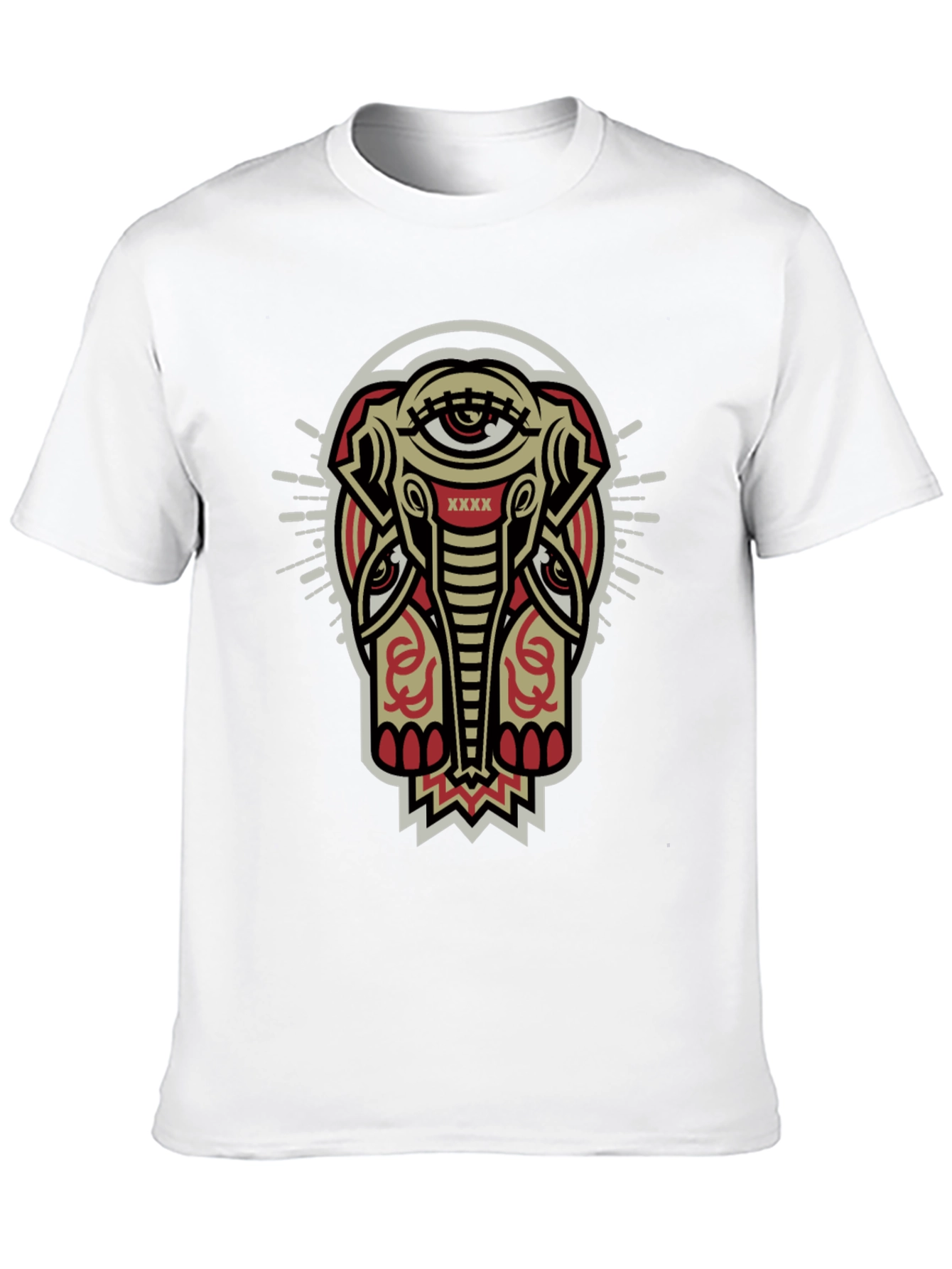 Mystic Elephant Graphic Tee - Black