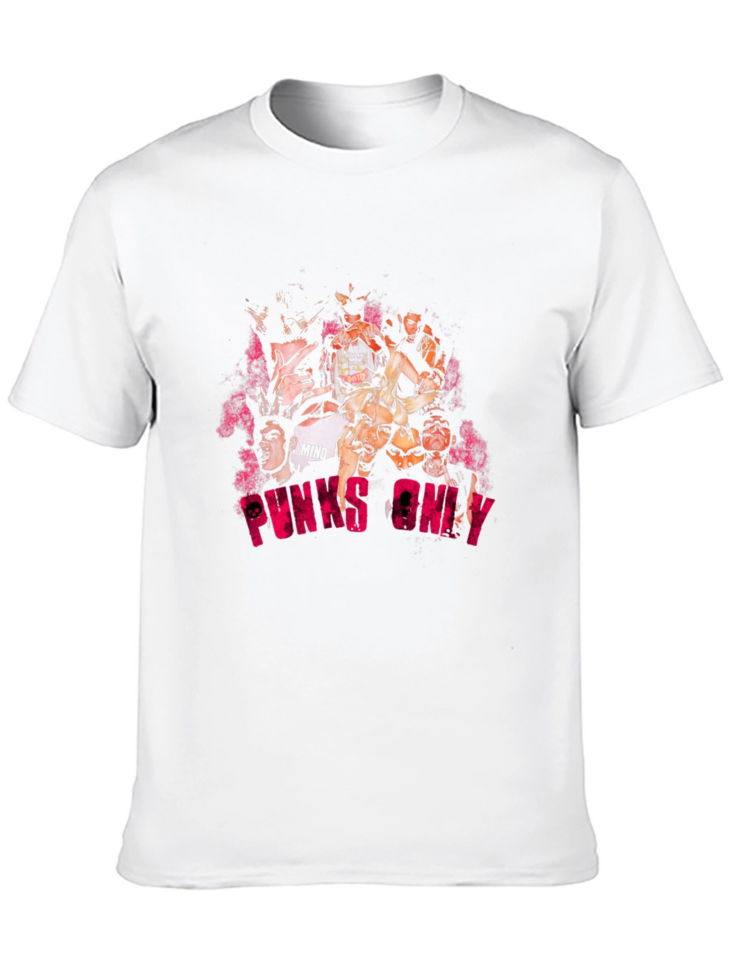 Punx Only Graphic Print T-Shirt