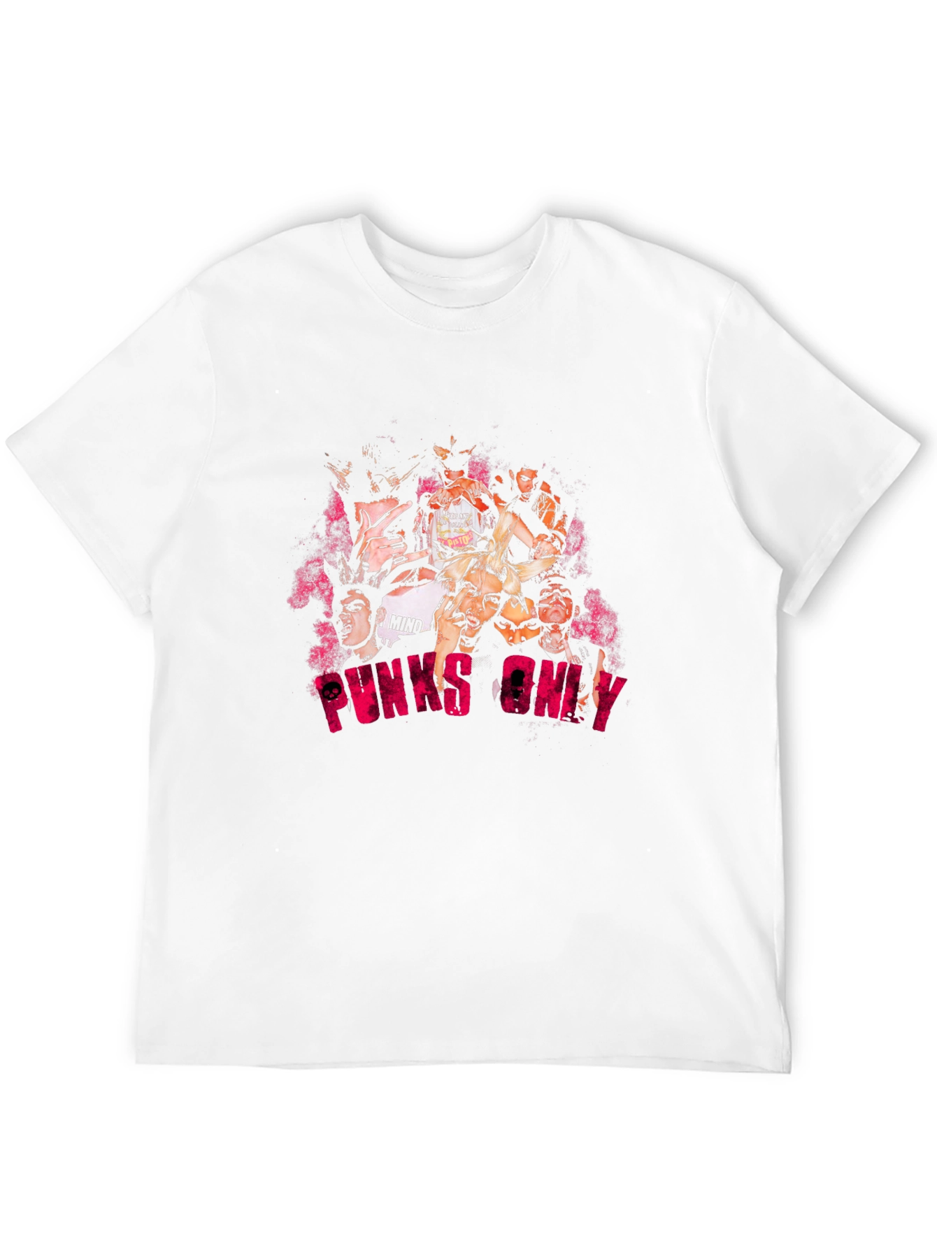 Punx Only Graphic Print T-Shirt