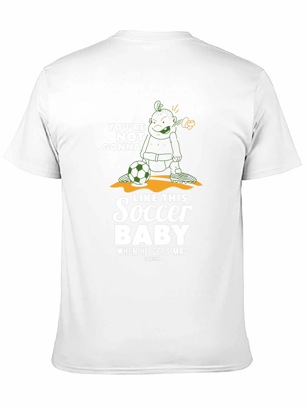 Funny Soccer Baby Graphic T-Shirt
