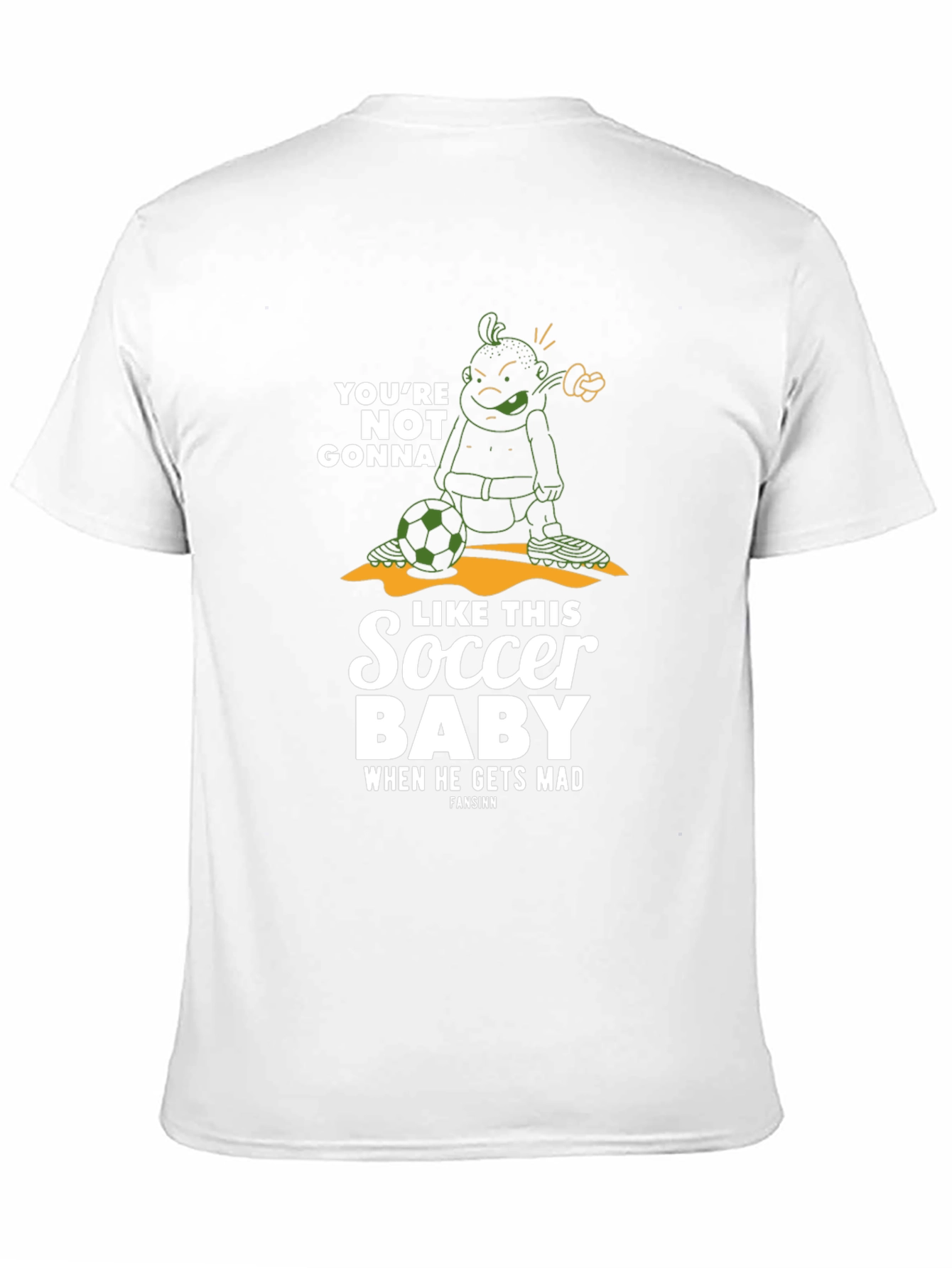 Funny Soccer Baby Graphic T-Shirt