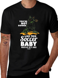 Funny Soccer Baby Graphic T-Shirt
