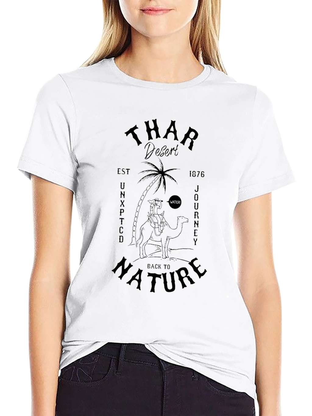 Thar Desert Back to Nature Graphic Tee