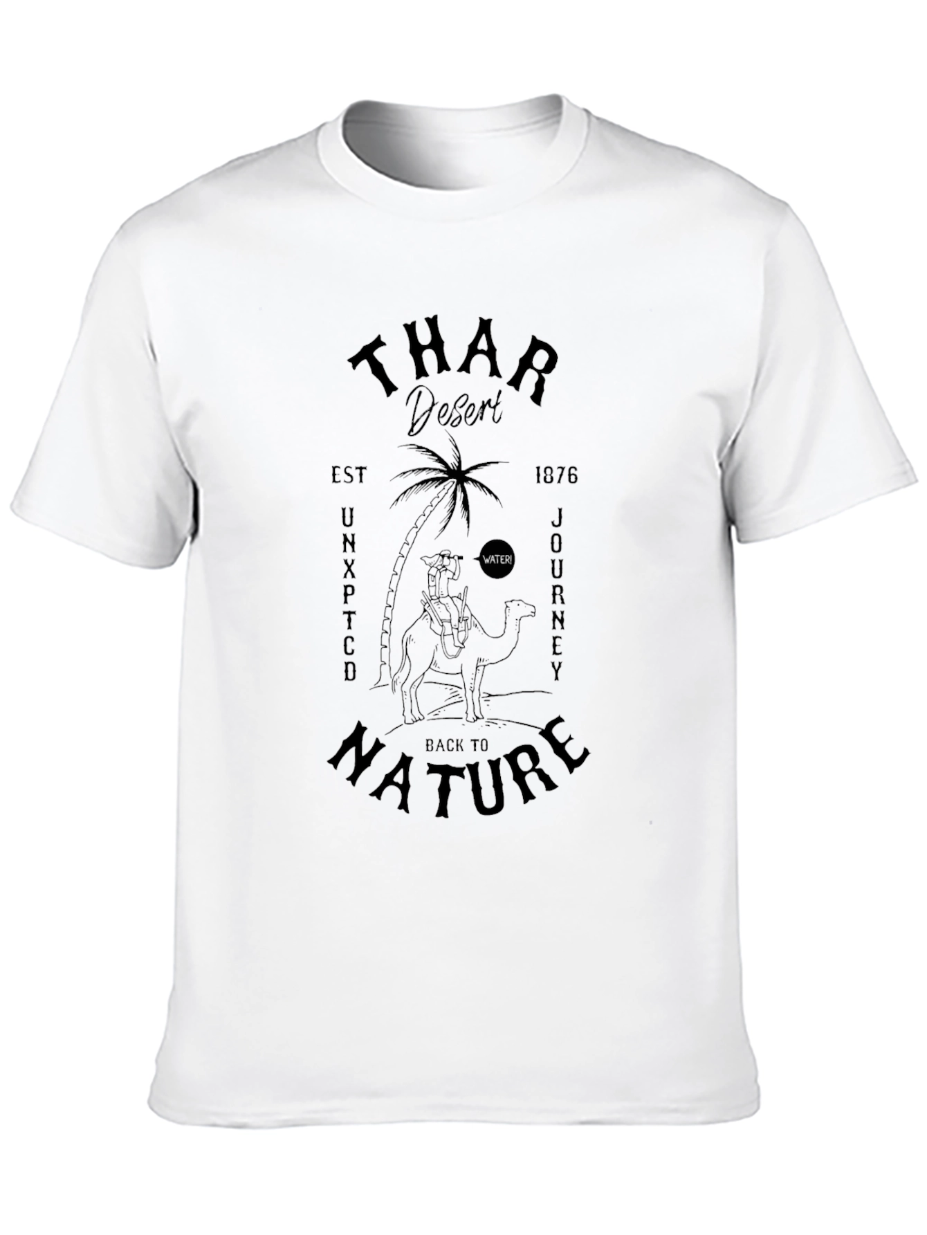 Thar Desert Back to Nature Graphic Tee