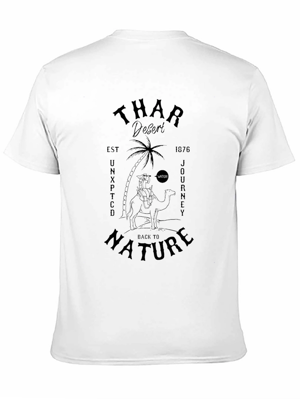 Thar Desert Back to Nature Graphic Tee
