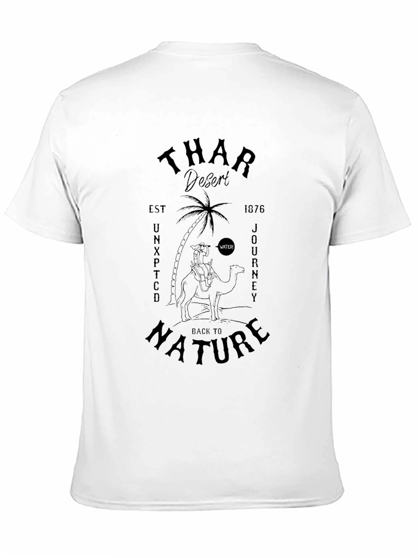 Thar Desert Back to Nature Graphic Tee