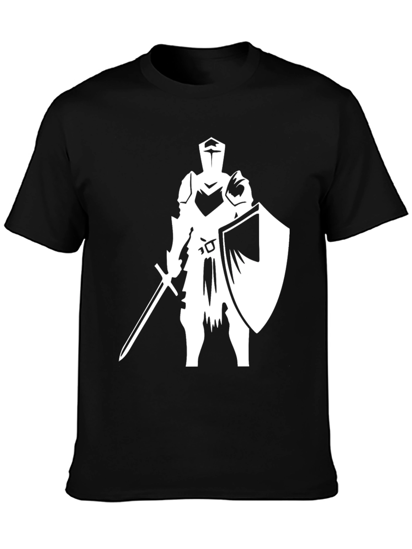 Knight Graphic Tee - Medieval Warrior T-Shirt