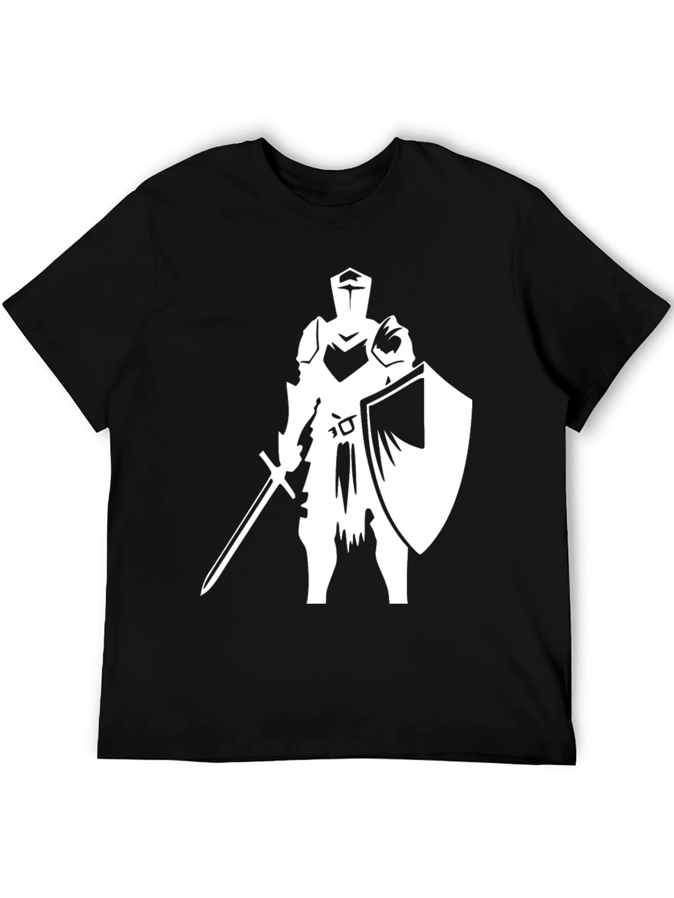 Knight Graphic Tee - Medieval Warrior T-Shirt