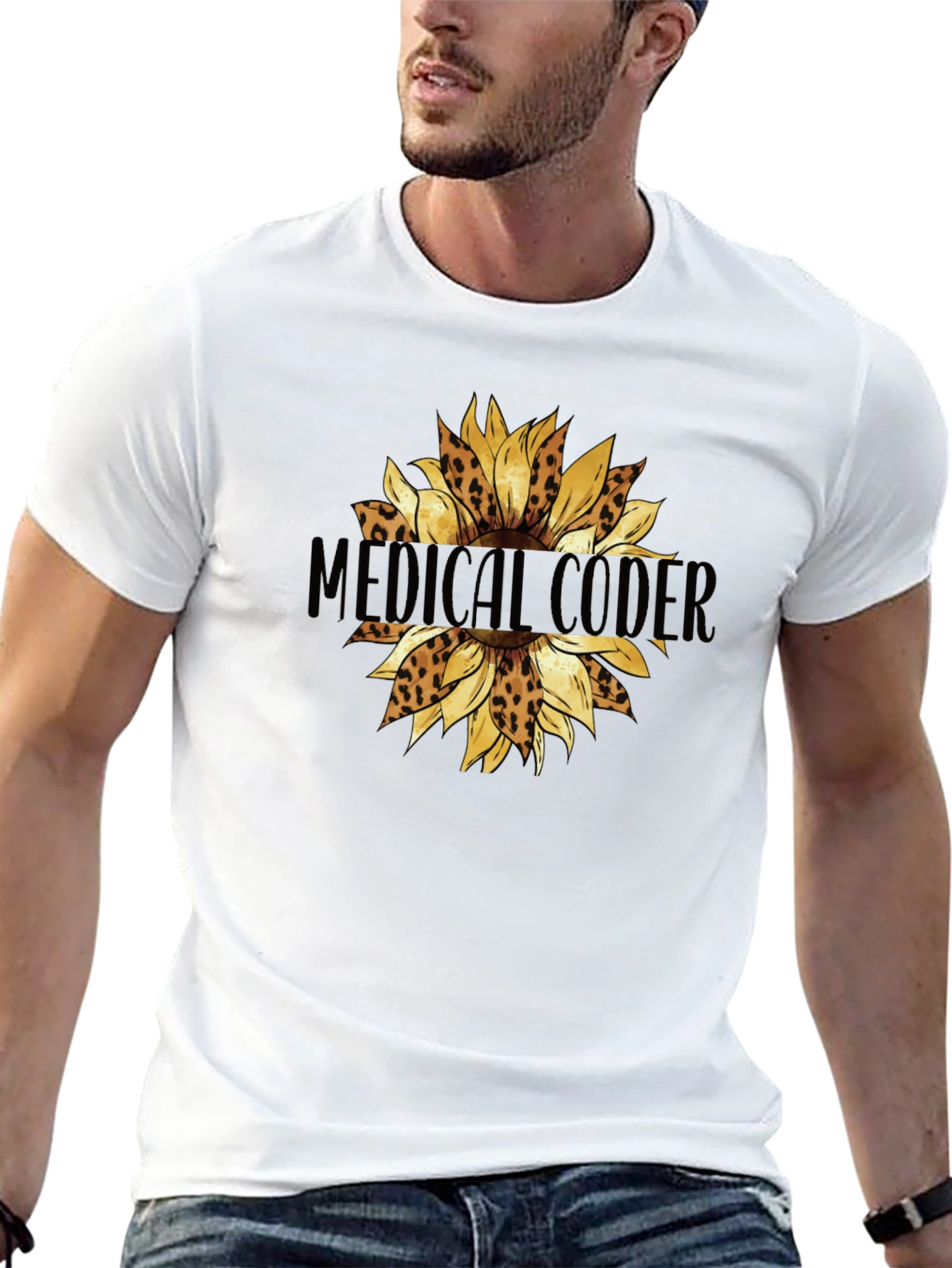 Medical Coder Sunflower T-Shirt