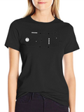 Circuit Design Graphic Tee - Black Cotton T-Shirt