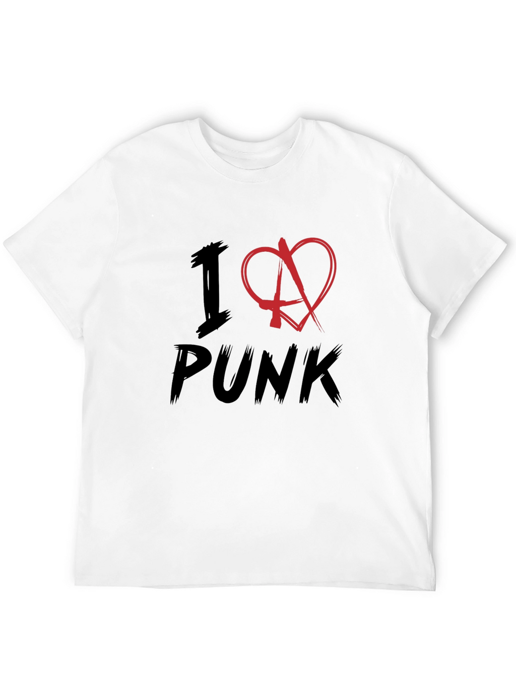 I Heart Punk Black T-Shirt - Music Lover Apparel