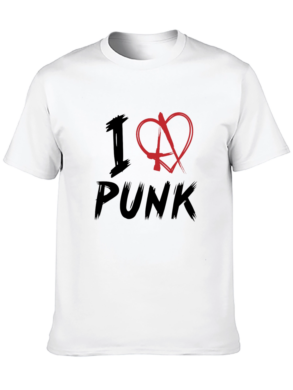 I Heart Punk Black T-Shirt - Music Lover Apparel