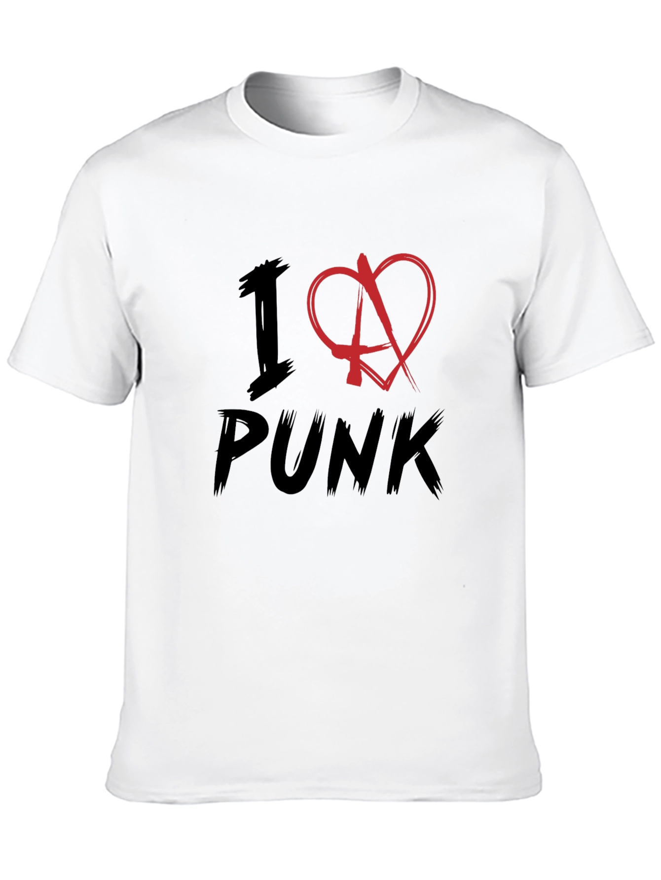 I Heart Punk Black T-Shirt - Music Lover Apparel