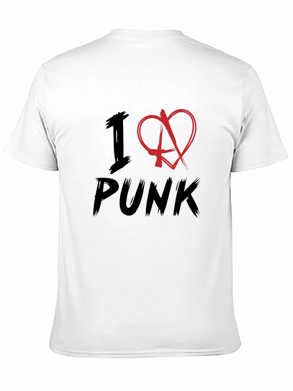 I Heart Punk Black T-Shirt - Music Lover Apparel