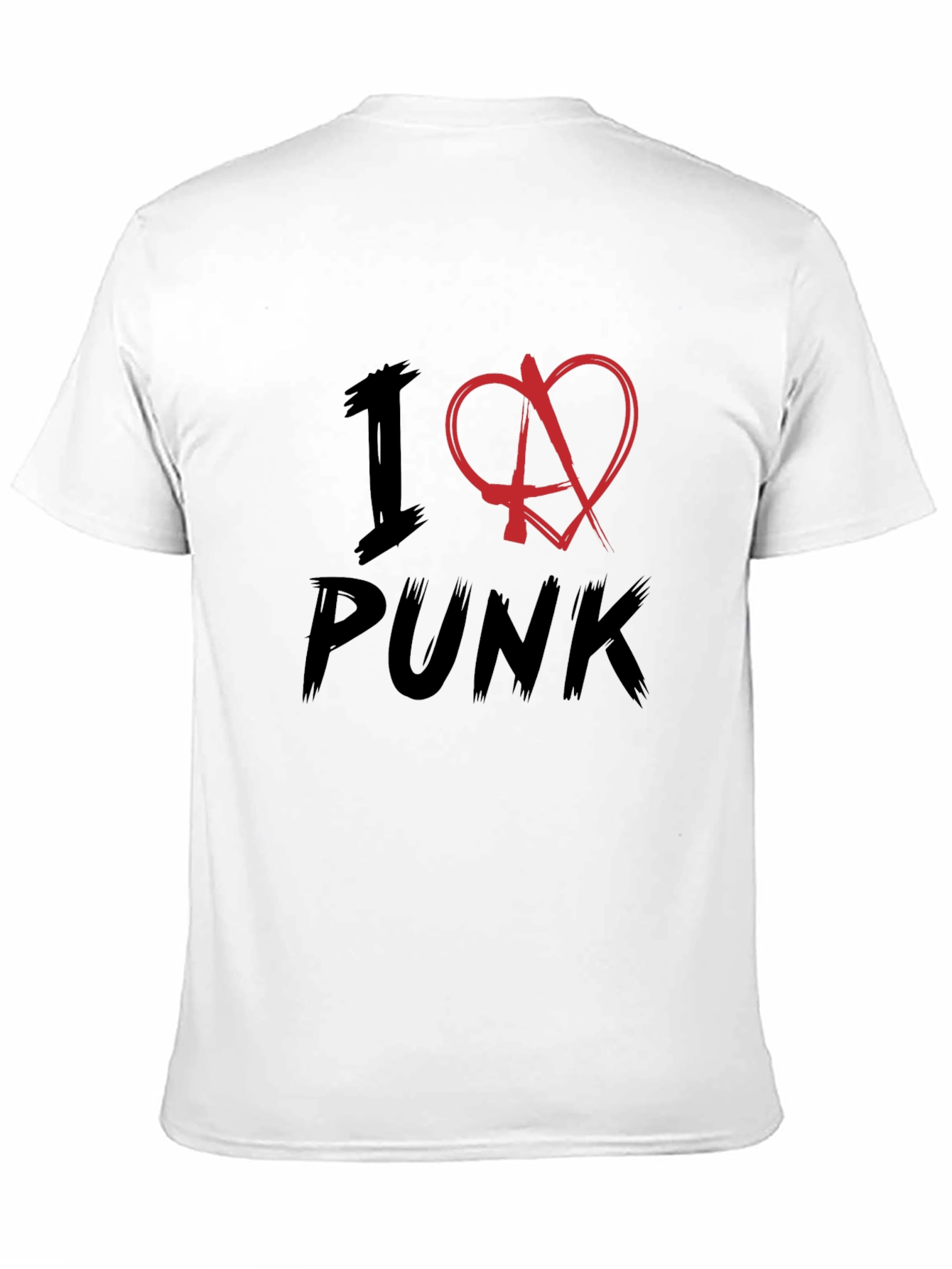 I Heart Punk Black T-Shirt - Music Lover Apparel