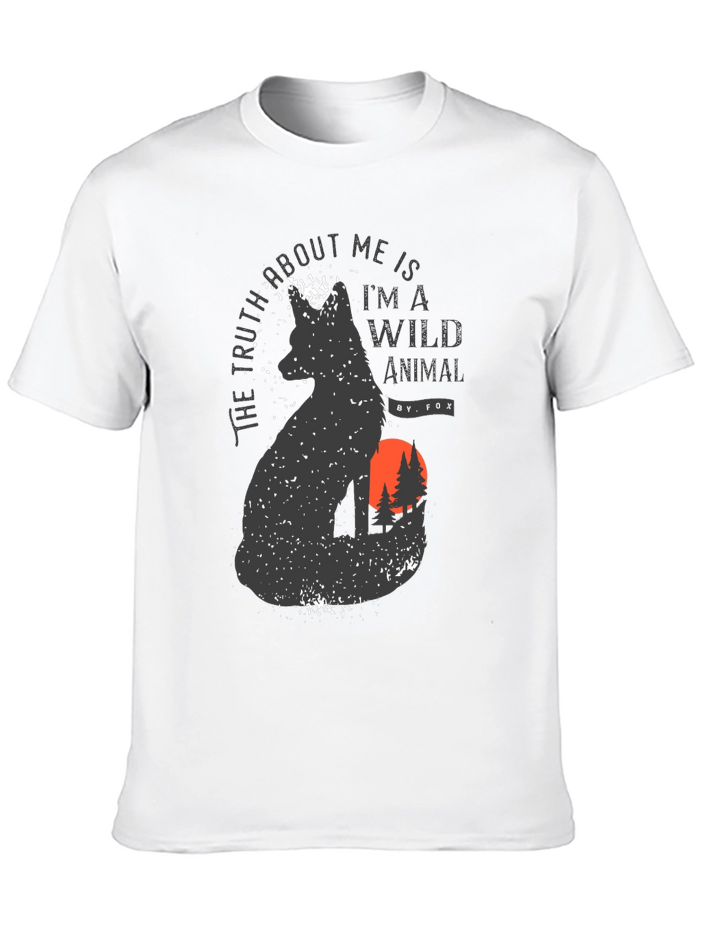 Wild Animal Fox Graphic T-Shirt