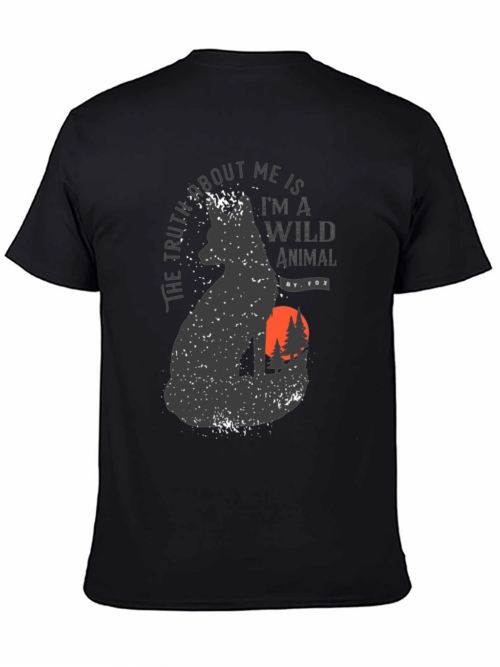 Wild Animal Fox Graphic T-Shirt