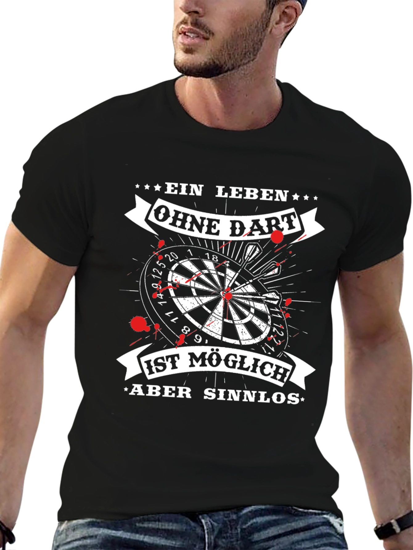 Ein Leben Ohne Dart T-Shirt - Dartboard Design