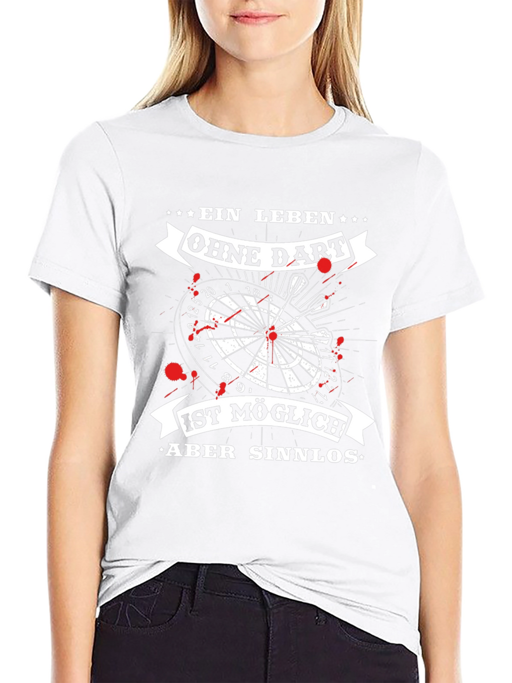 Ein Leben Ohne Dart T-Shirt - Dartboard Design