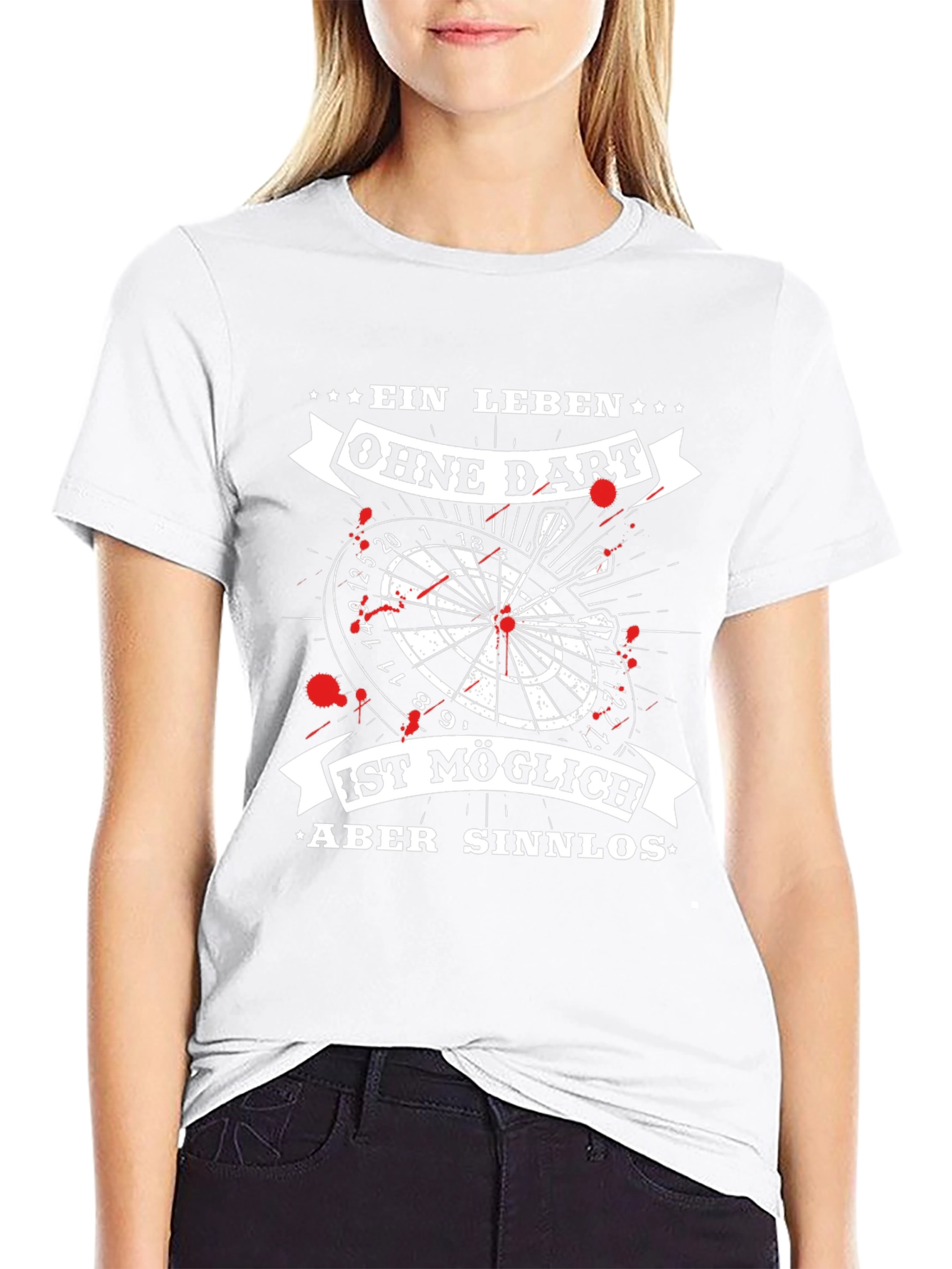 Ein Leben Ohne Dart T-Shirt - Dartboard Design