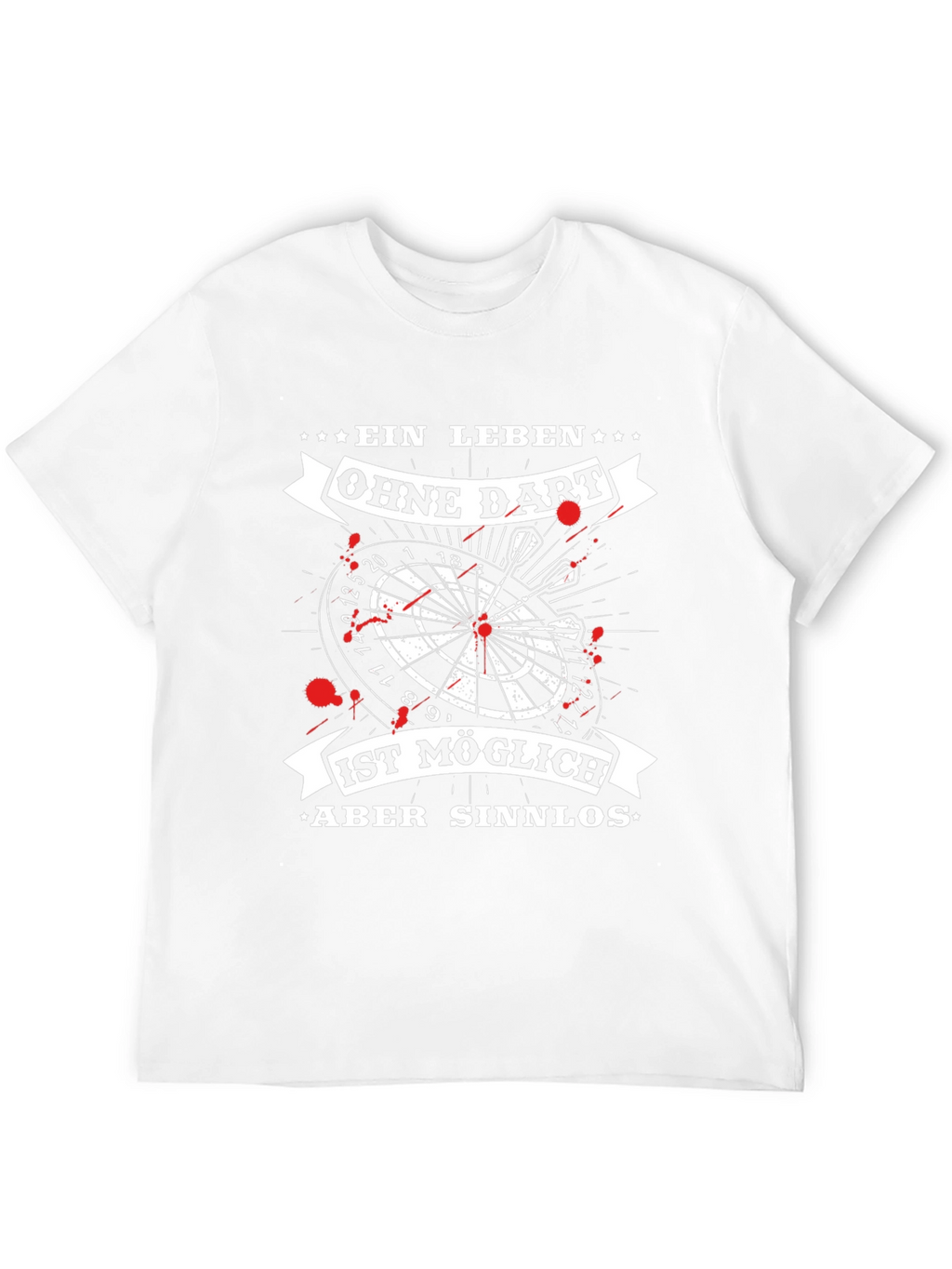 Ein Leben Ohne Dart T-Shirt - Dartboard Design