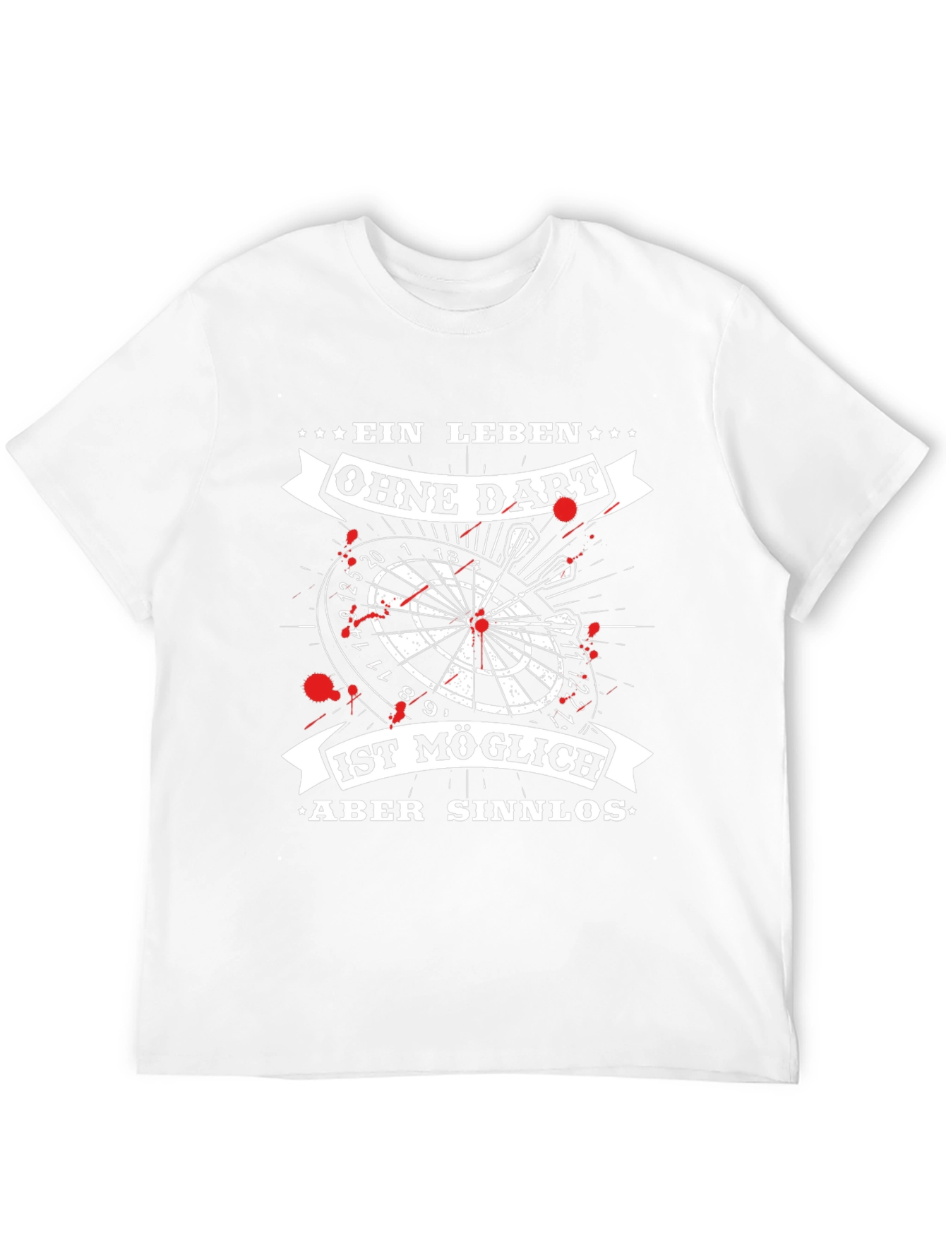 Ein Leben Ohne Dart T-Shirt - Dartboard Design