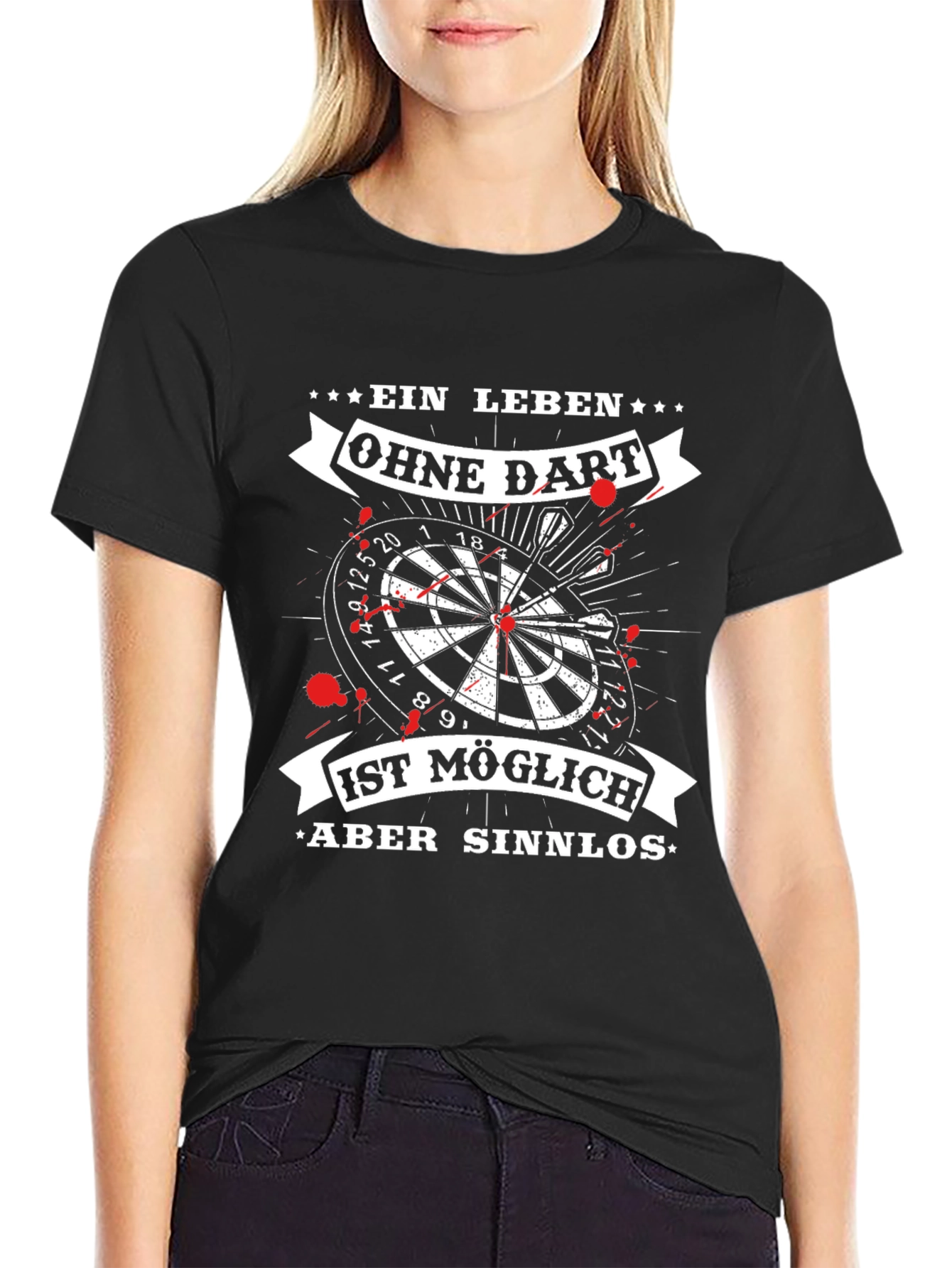Ein Leben Ohne Dart T-Shirt - Dartboard Design
