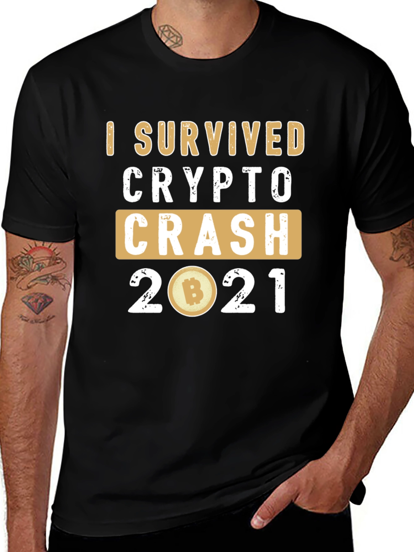 I Survived Crypto Crash 2021 T-Shirt