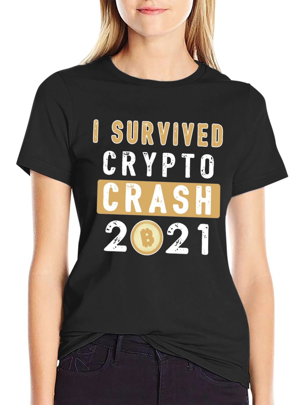 I Survived Crypto Crash 2021 T-Shirt