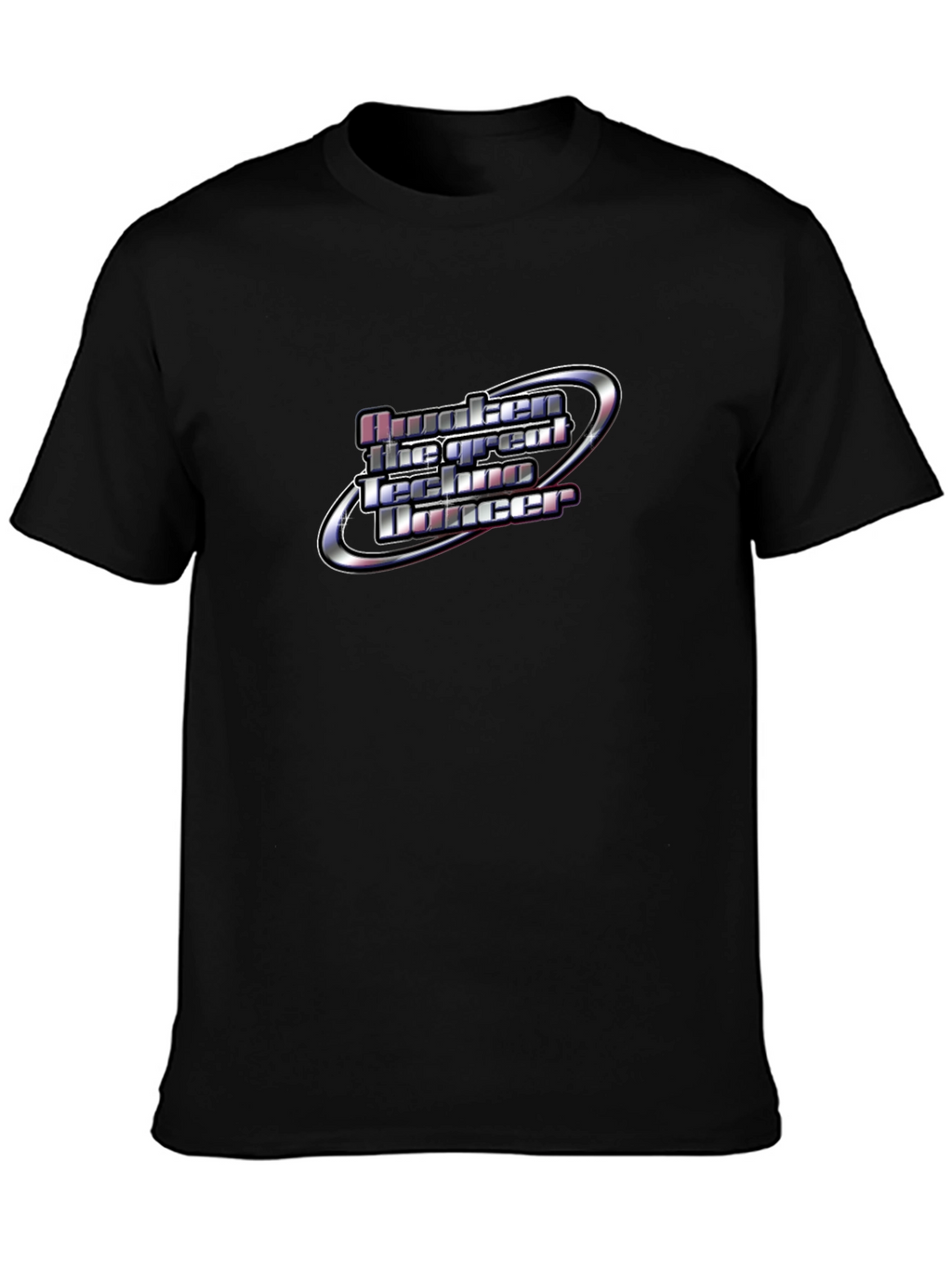 Awaken the Great Techno Dancer Black T-Shirt