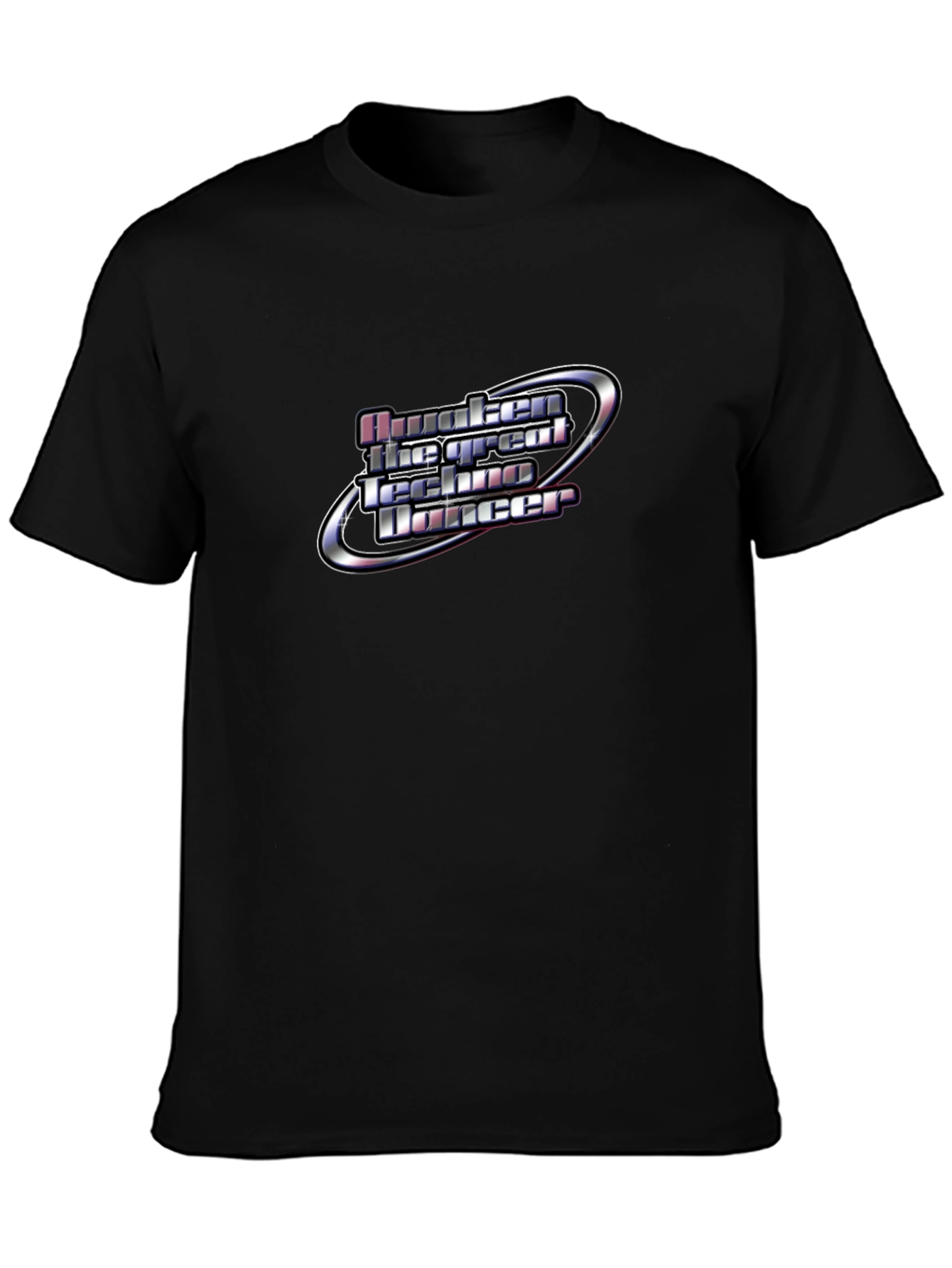 Awaken the Great Techno Dancer Black T-Shirt