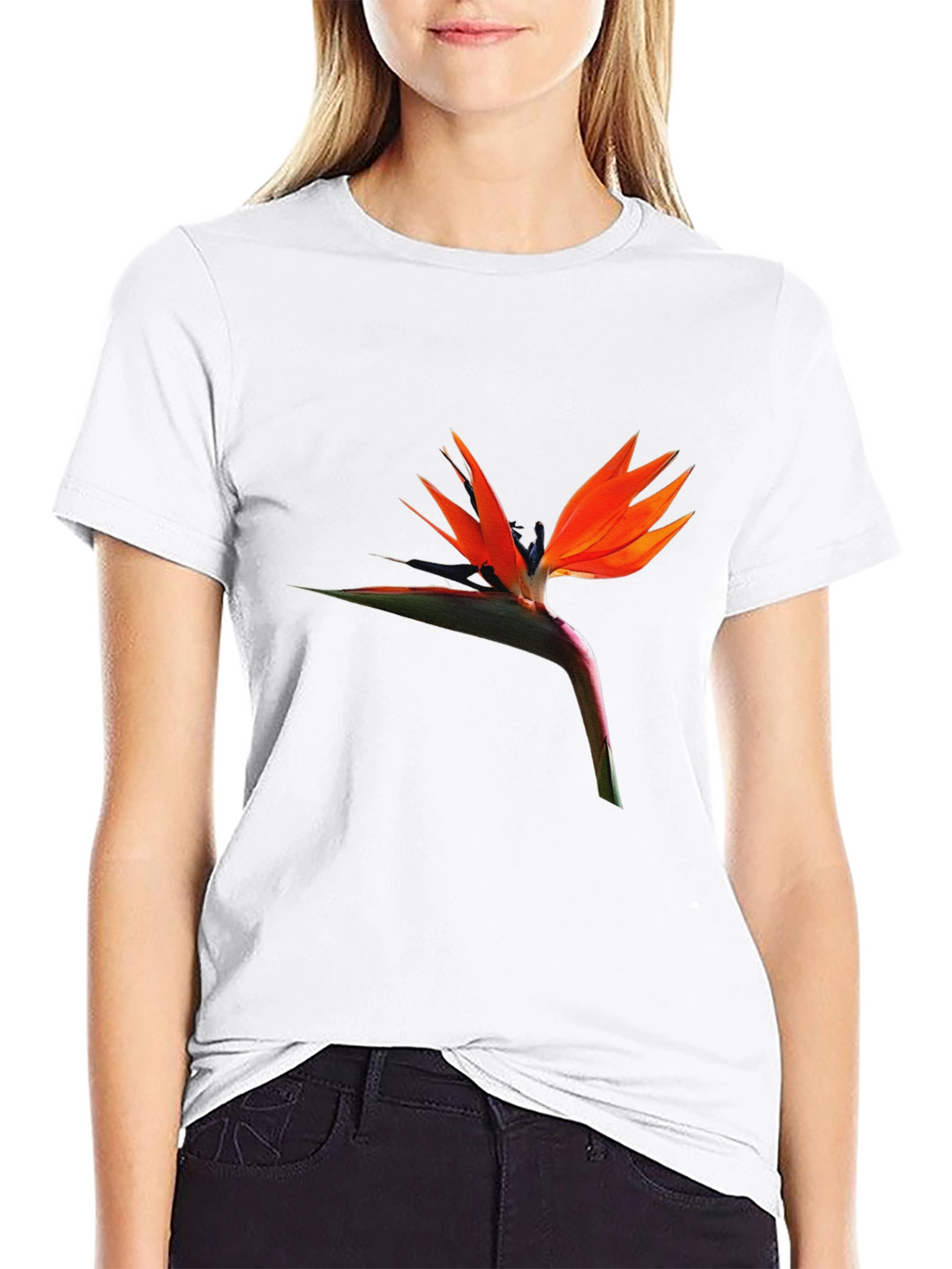 Bird of Paradise Flower Graphic T-Shirt