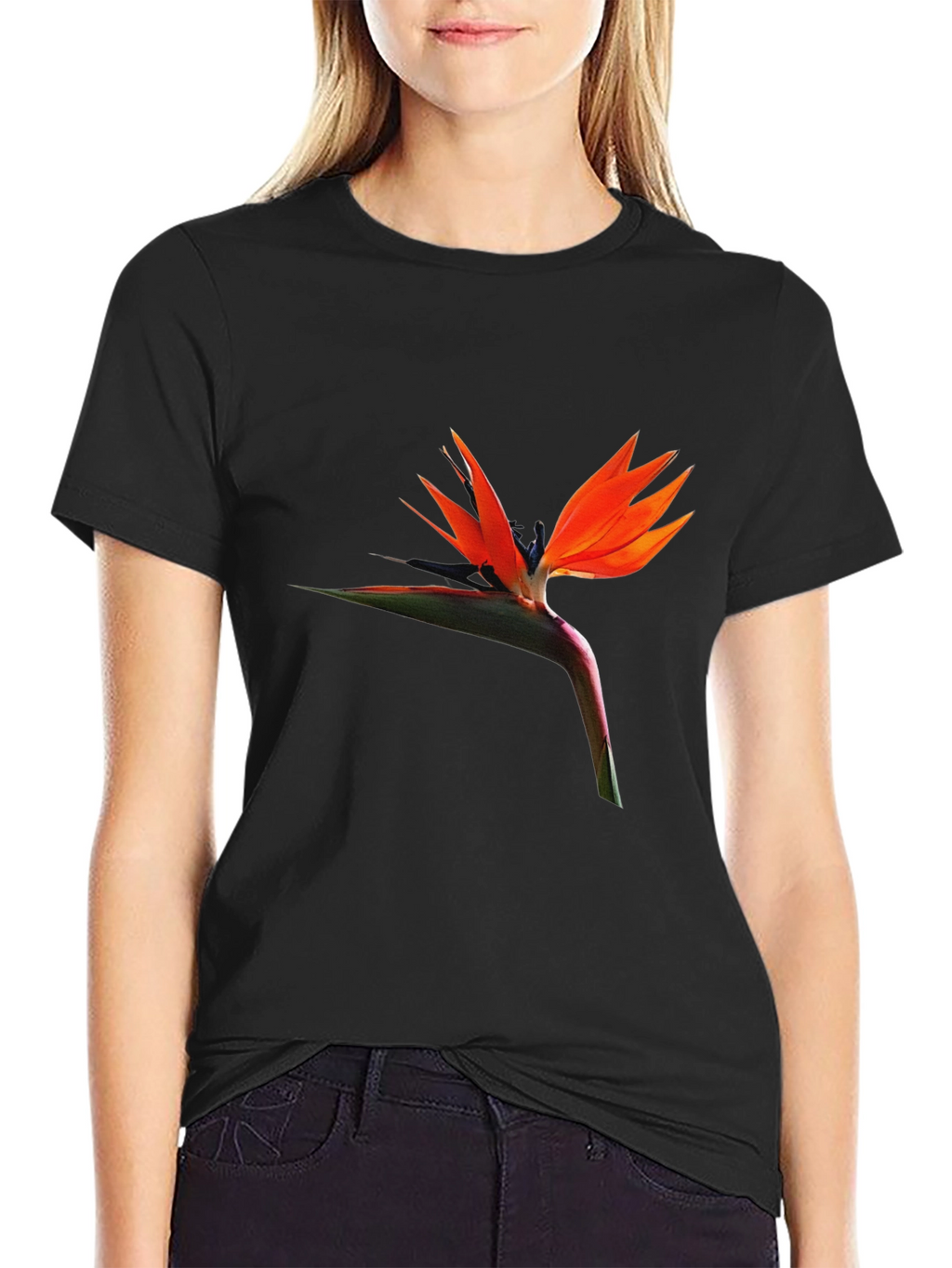 Bird of Paradise Flower Graphic T-Shirt