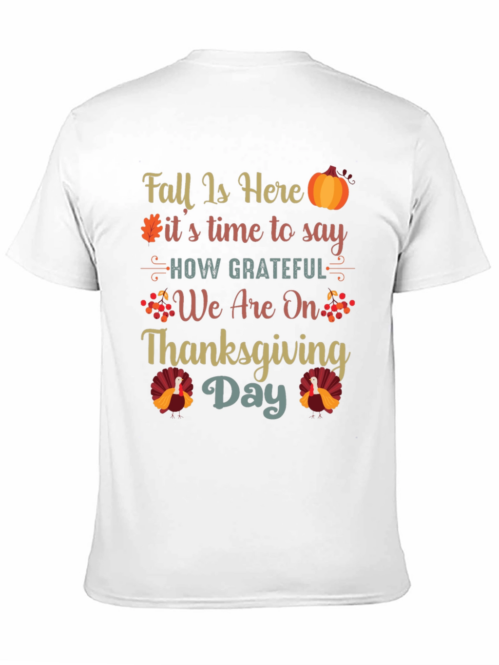 Thanksgiving Fall Grateful Graphic Tee