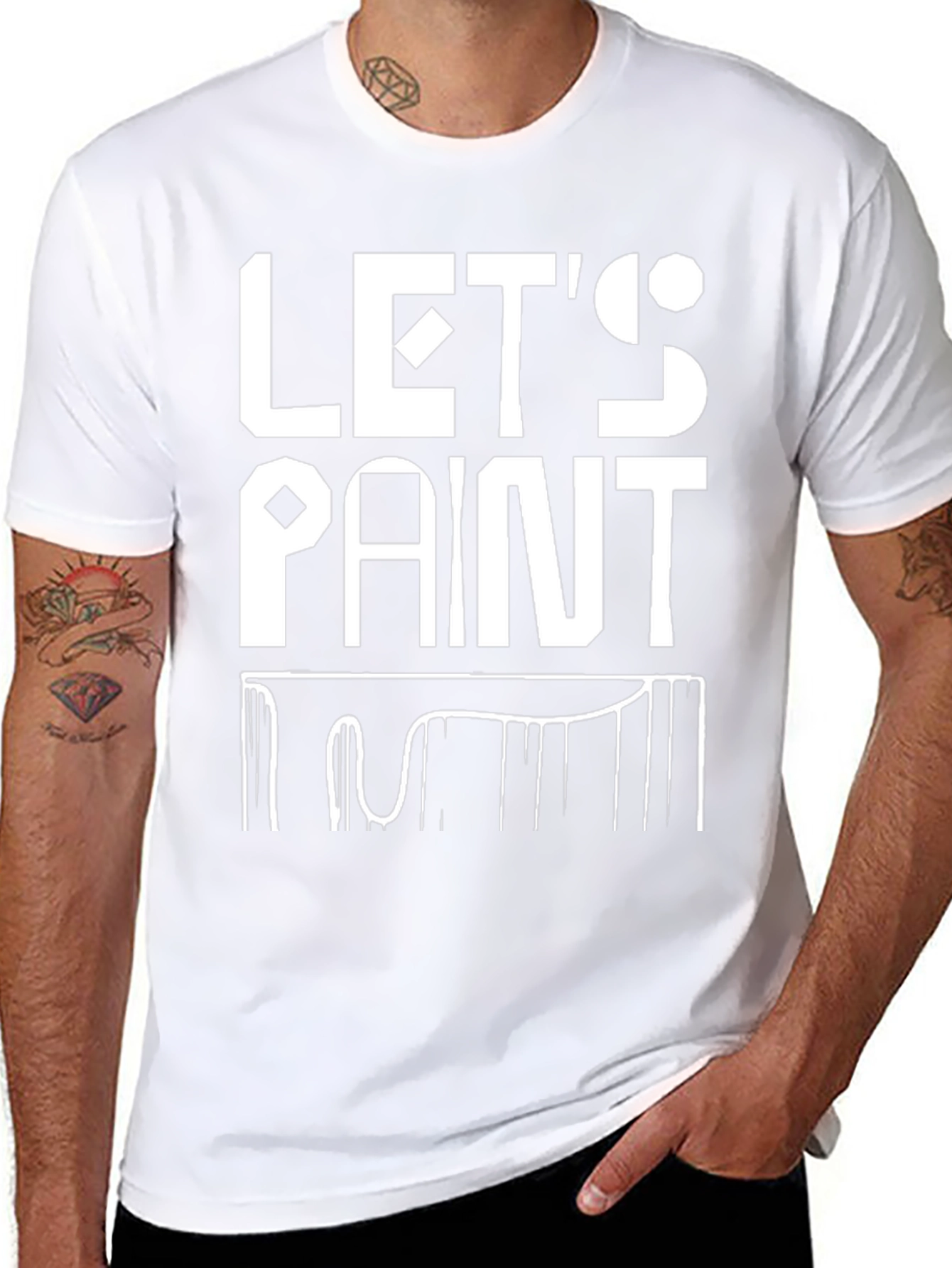 Lets Paint T-Shirt - Creative Design