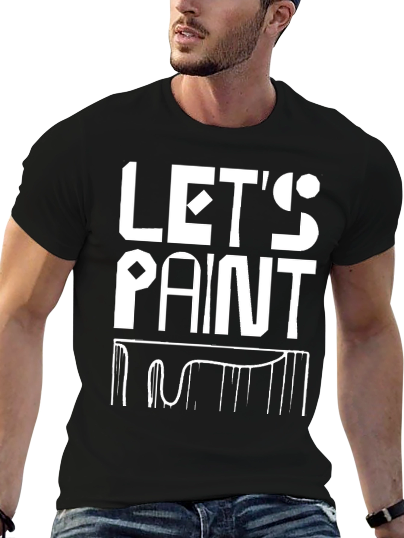 Lets Paint T-Shirt - Creative Design