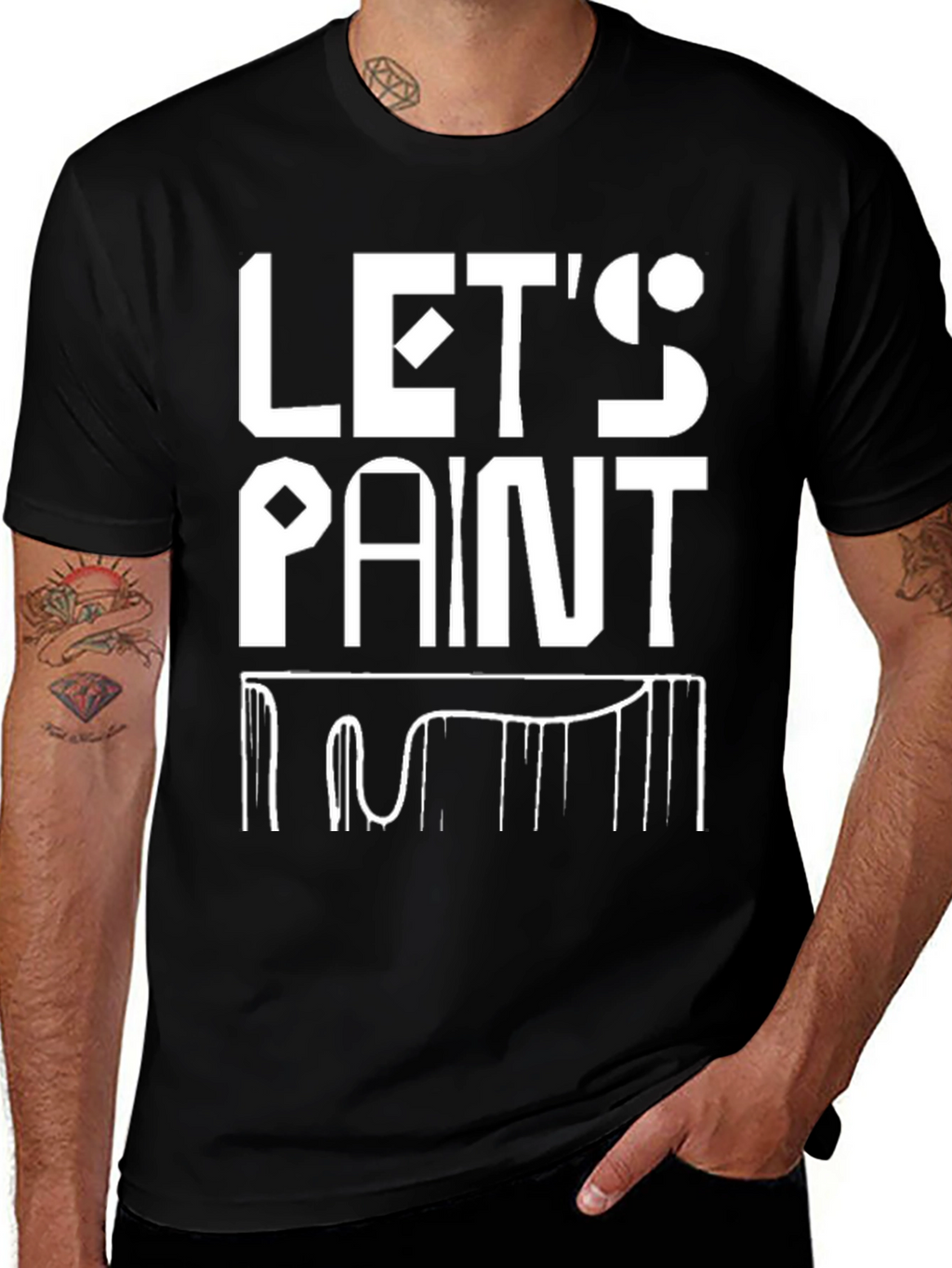 Lets Paint T-Shirt - Creative Design