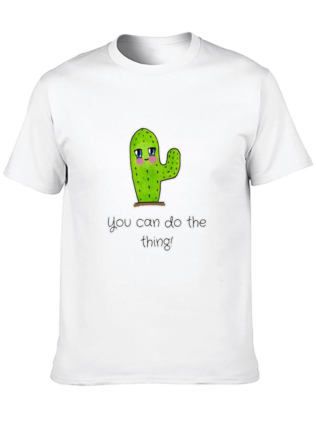 Cute Cactus Graphic T-Shirt - Motivational Tee