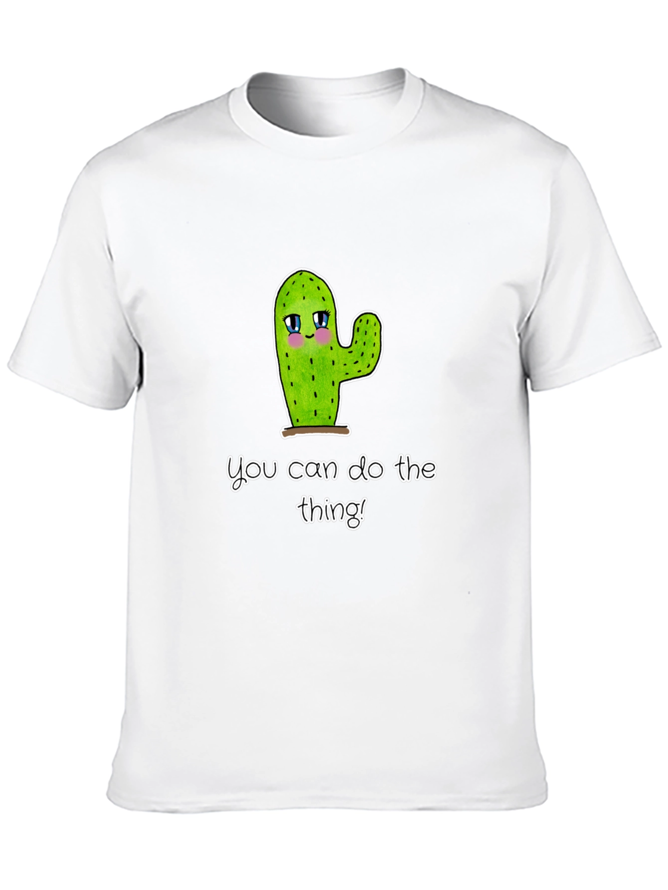Cute Cactus Graphic T-Shirt - Motivational Tee