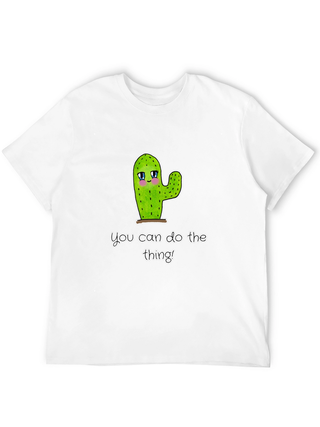 Cute Cactus Graphic T-Shirt - Motivational Tee