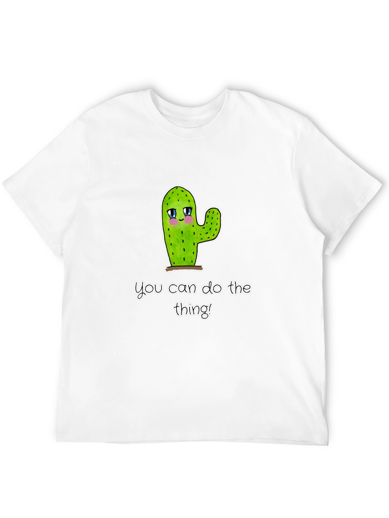 Cute Cactus Graphic T-Shirt - Motivational Tee