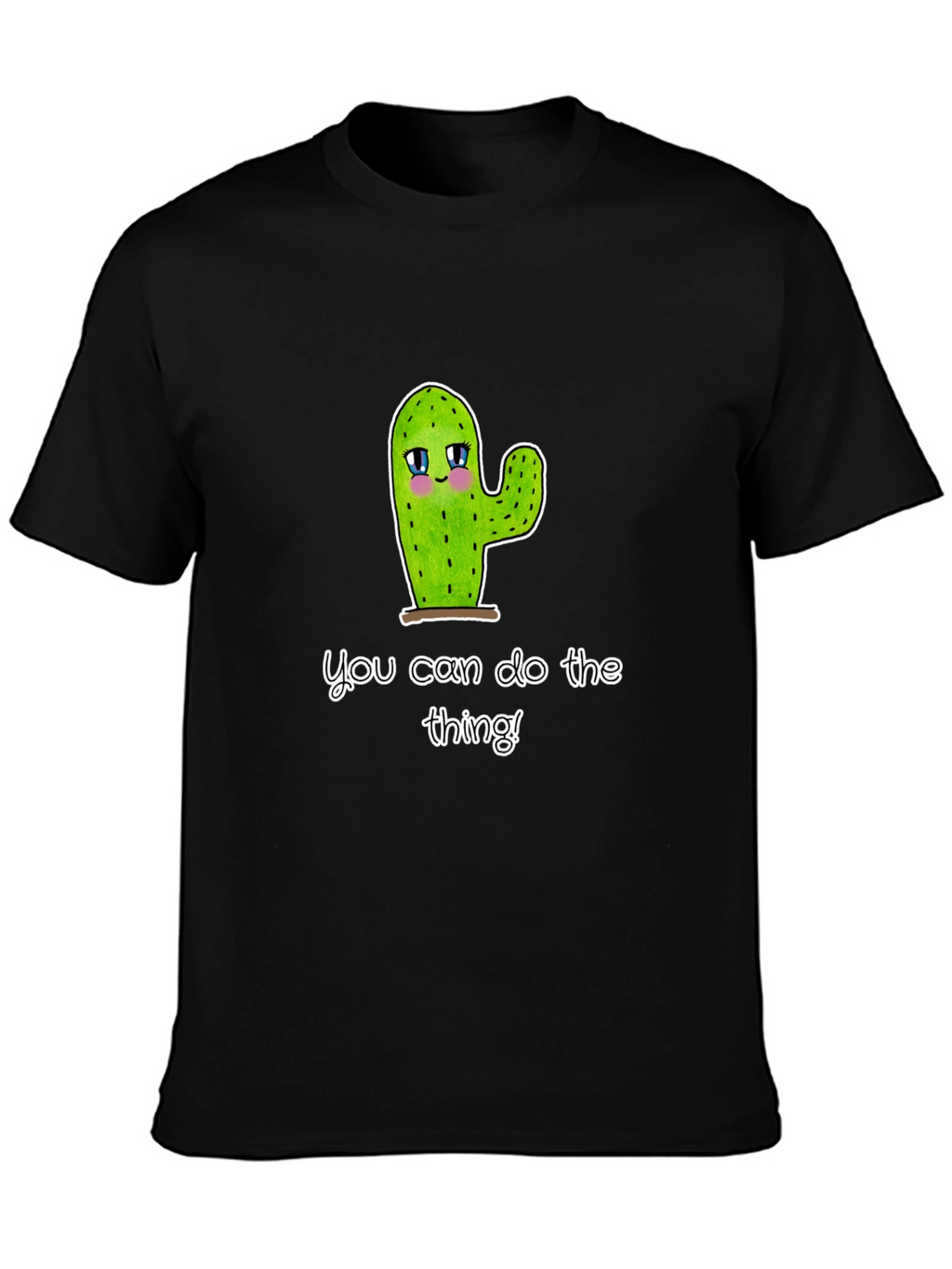 Cute Cactus Graphic T-Shirt - Motivational Tee