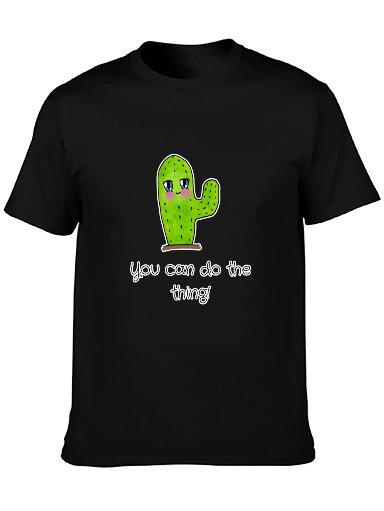 Cute Cactus Graphic T-Shirt - Motivational Tee