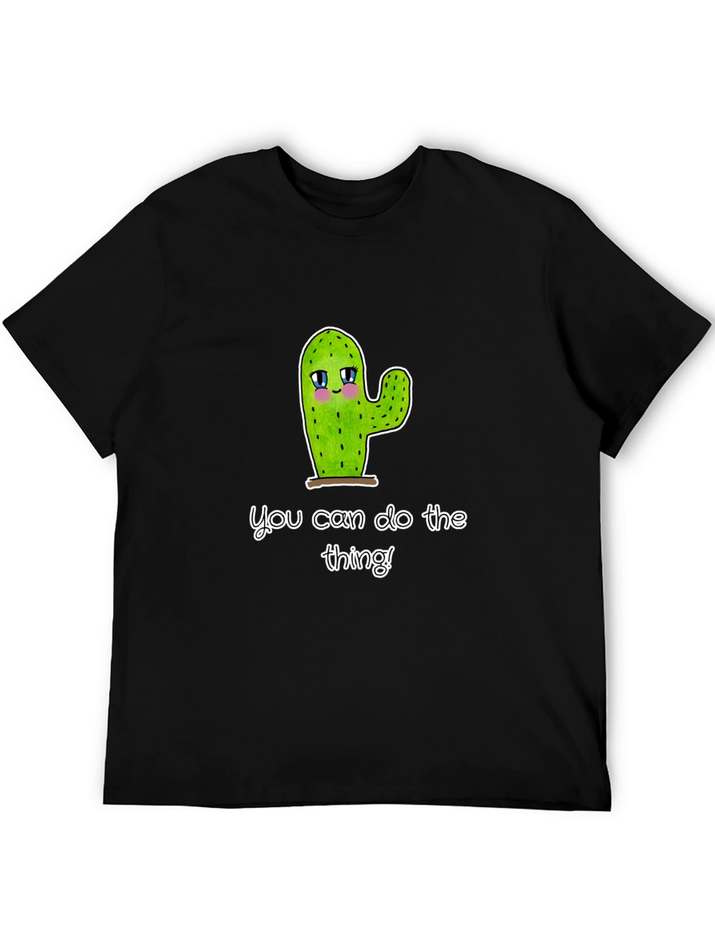 Cute Cactus Graphic T-Shirt - Motivational Tee