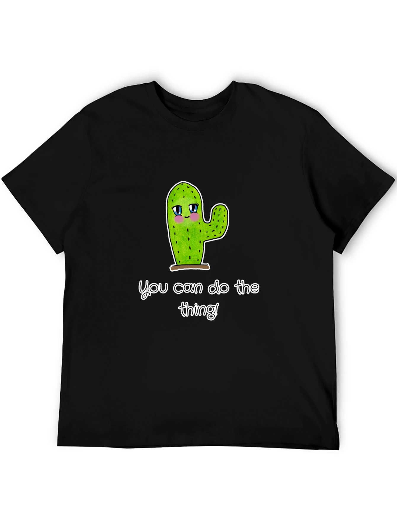 Cute Cactus Graphic T-Shirt - Motivational Tee